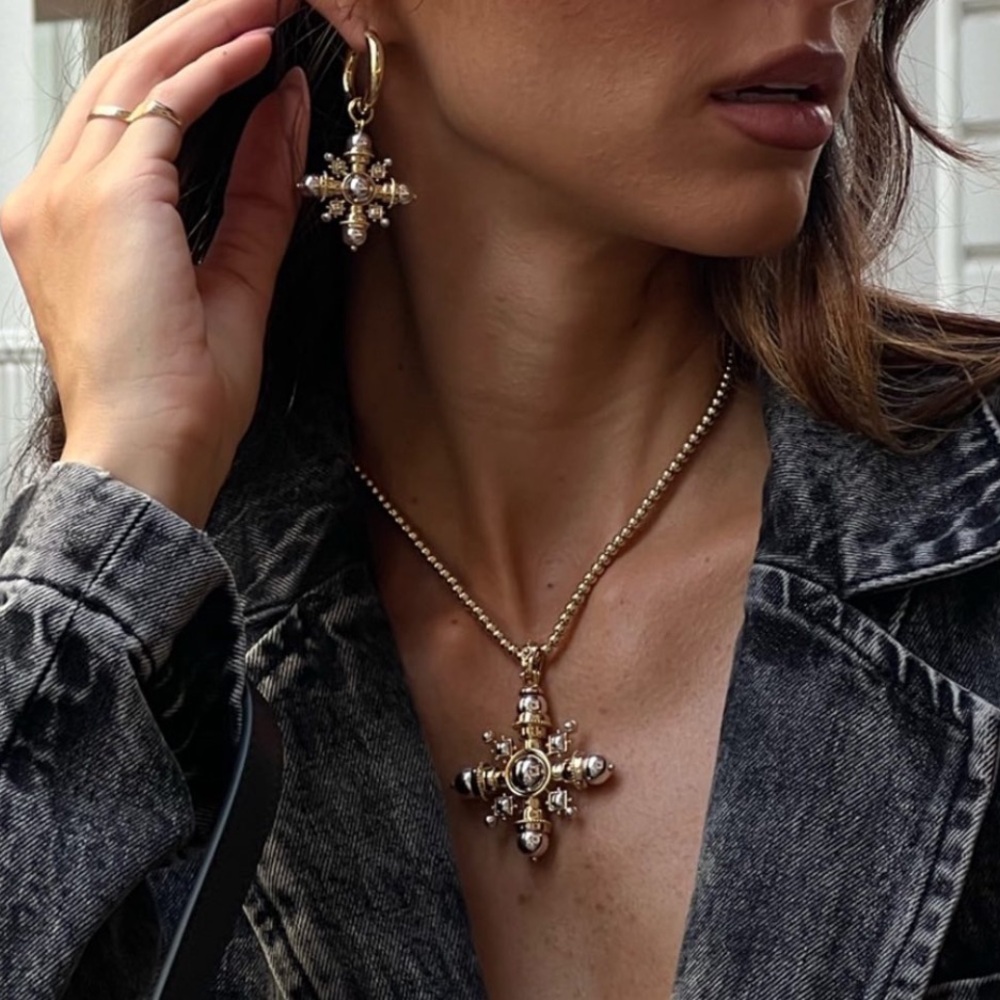 We Wore What Cross Necklace